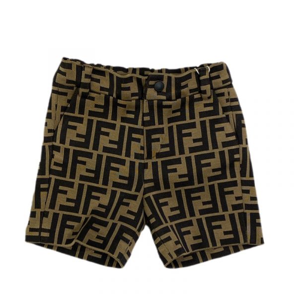 Fendi - Short con logo per neonato