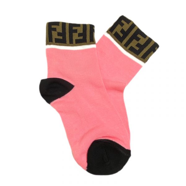 Fendi - Calze rosa bubble bimba
