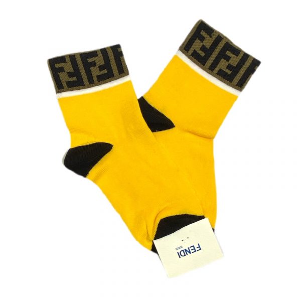 Fendi - Calze giallo bimbo