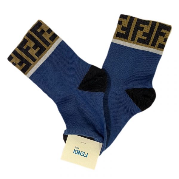 Fendi - Calze azzurro bimbo