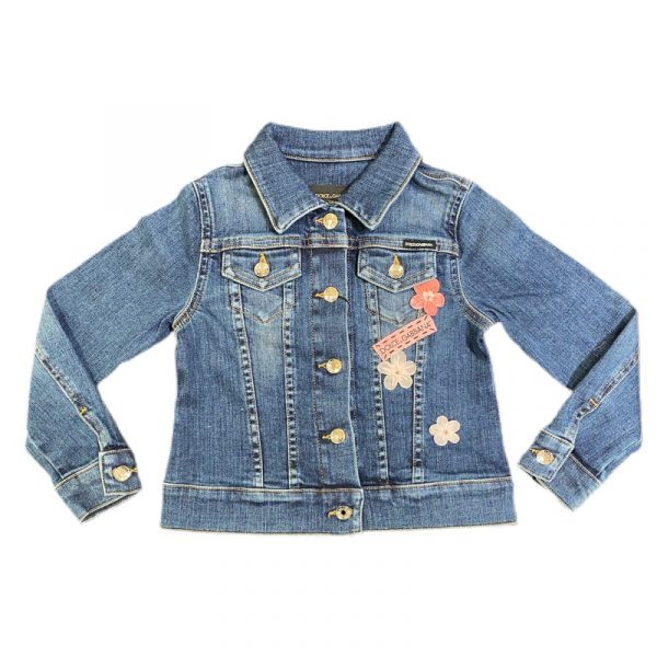 Dolce & Gabbana - Giubbino in jeans bimba