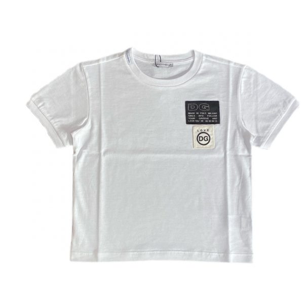 Dolce & Gabbana - T-shirt in cotone nera bimbo