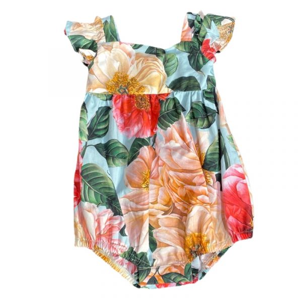 Dolce & Gabbana - Pagliaccetto multicolor per neonata