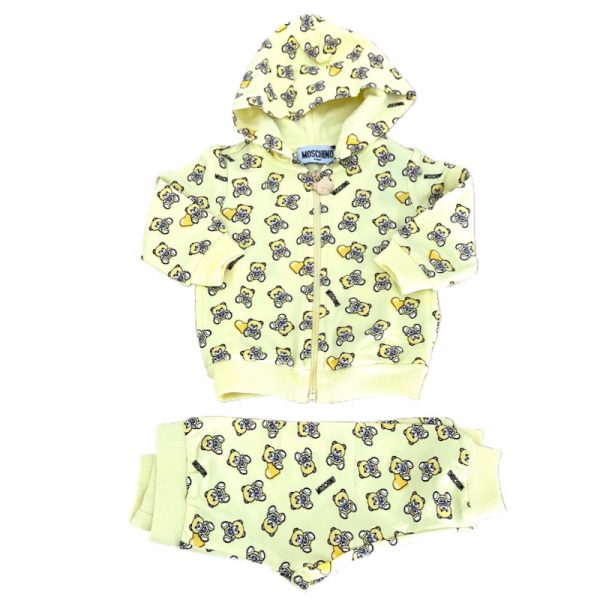 Moschino - Completo felpa + pantalone per neonato
