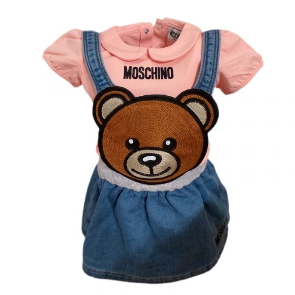 Moschino - Salopette e T-shirt per neonato