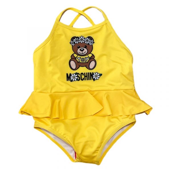 Moschino - Costume intero giallo per neonata