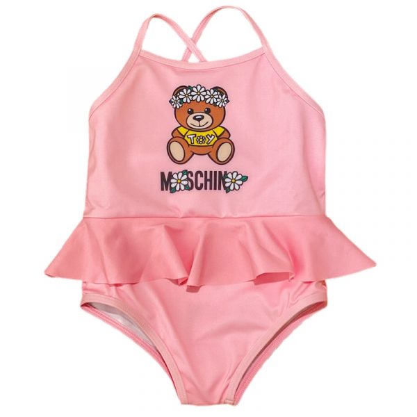 Moschino - Costume da bagno rosa per neonata