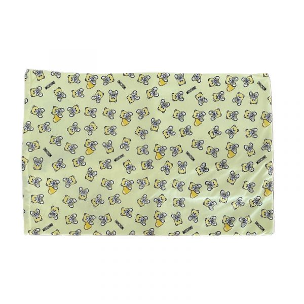 Moschino - Coperta con orsetti gialla per neonati