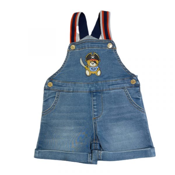 Moschino - Salopette in jeans jeans per neonato