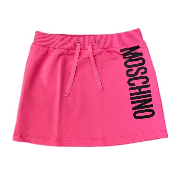 Moschino - Gonna in felpa fuxia bimba
