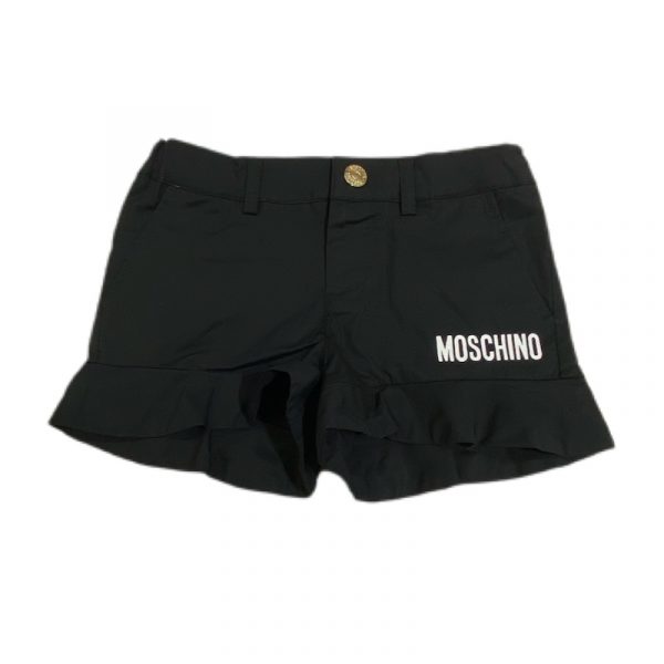 Moschino - Short in cotone neri da bambina