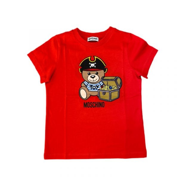 Moschino - T-shirt con pirata rossa bimbo