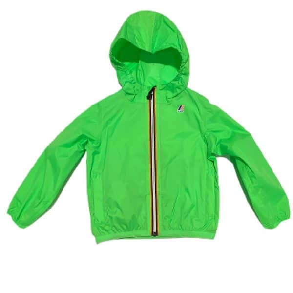 K-way - Giubbino verde fluo per neonata