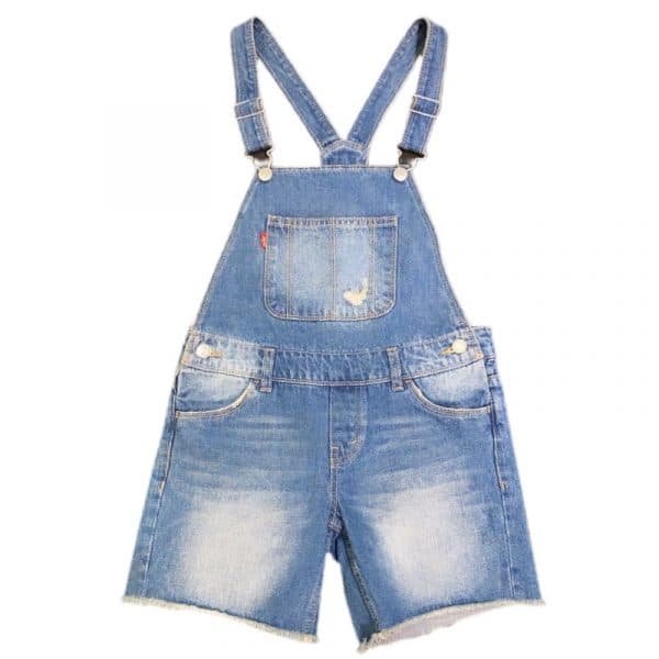 Levis - Salopette jeans bimba