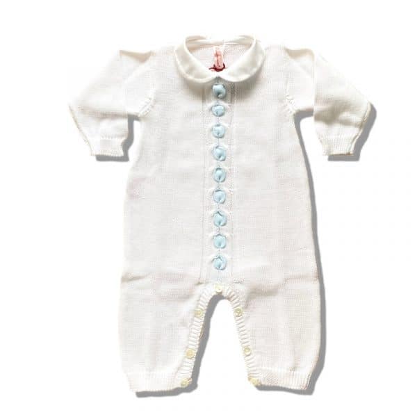 Scaldacuore - Tutina bianca per neonato