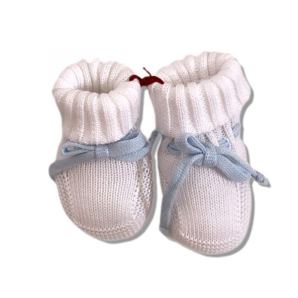 Scaldacuore - Calzini bianchi per neonato