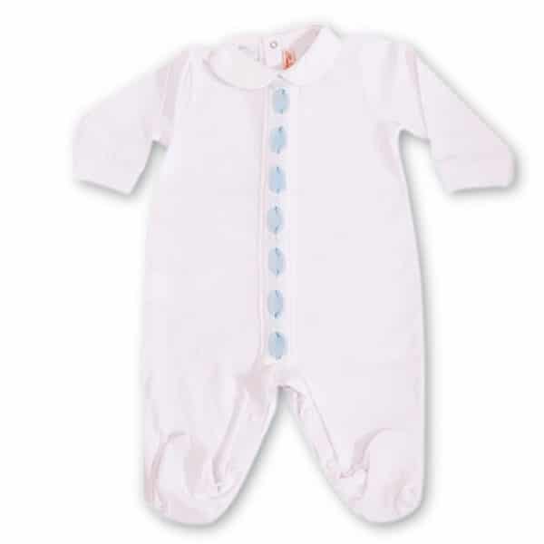 Scaldacuore - Tutina bianca per neonato