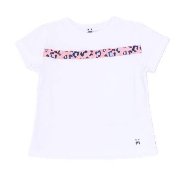 Elettra Lamborghini - T-shirt manica corta bianca bimba