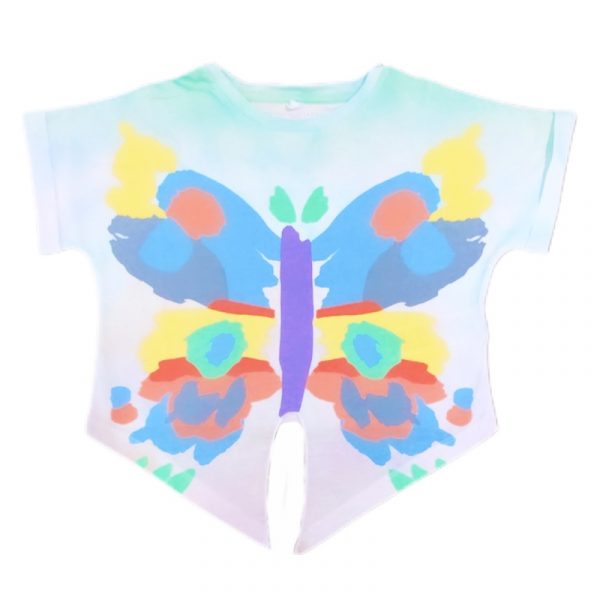 Stella Mccartney - T-shirt con nodo bimba Multicolor