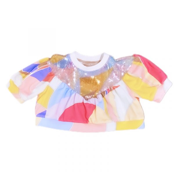 Emilio Pucci - Felpa multicolor bimba