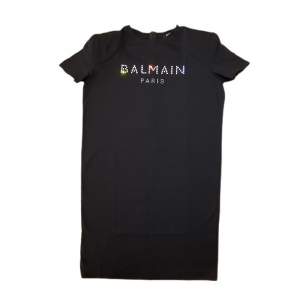 Balmain - Abito con spalline Nero bimba