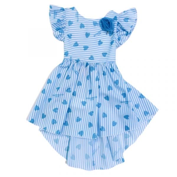 Miss Blumarine - Abito cielo Bianco bimba