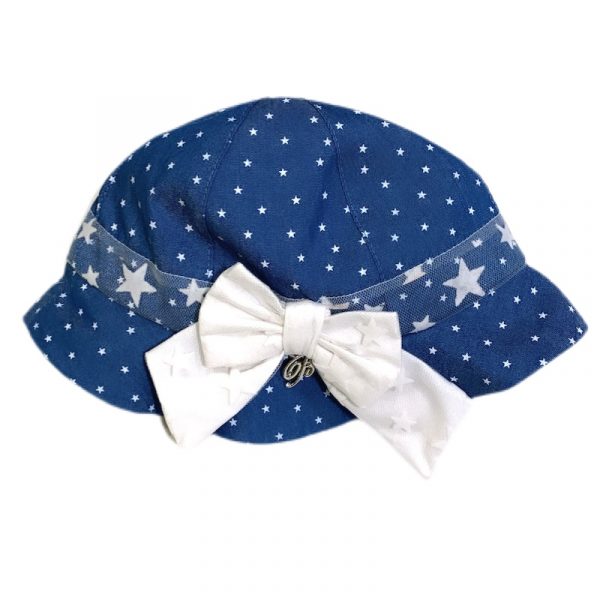 Miss Blumarine - Cappello jeans per neonata