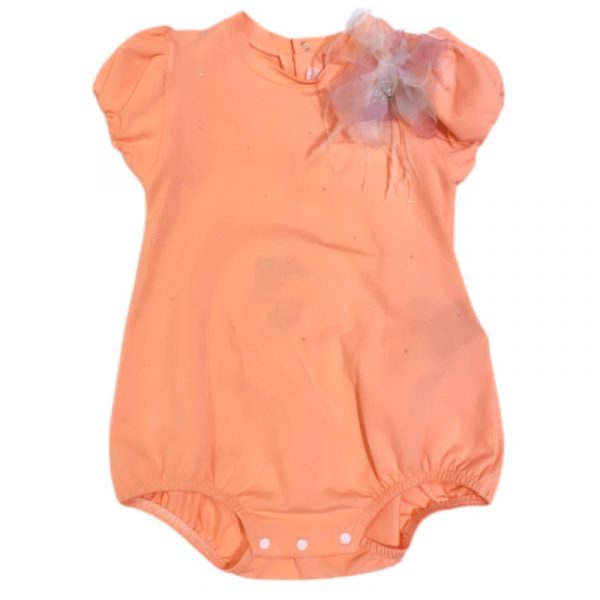 Blumarine - Body in cotone rosa per neonata