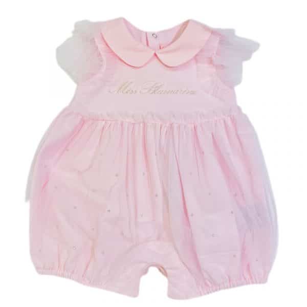 Miss Blumarine - Pagliaccetto rosa per neonata