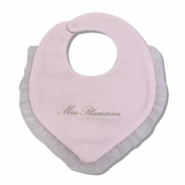 Miss Blumarine - Bavaglino rosa per neonata