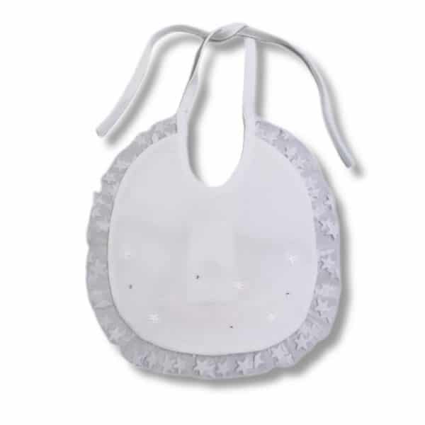 Miss Blumarine - Bavaglino bianco per neonata