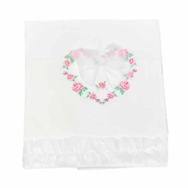 Miss Blumarine - Coperta bianca per neonata