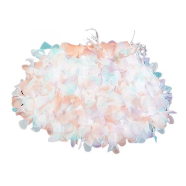 Miss Blumarine - Gonna con petali multicolor per neonata