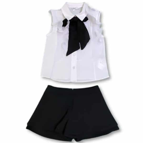 Lulu - Camicia bianca bimba