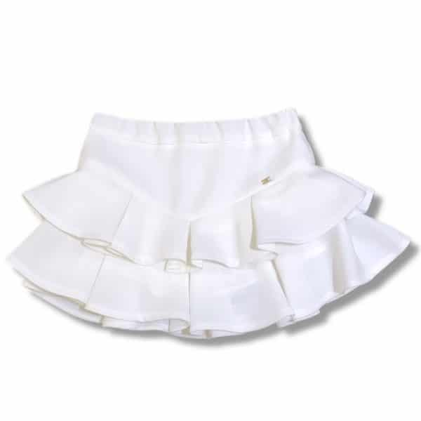 Elisabetta Franchi - Gonna bianca per neonata