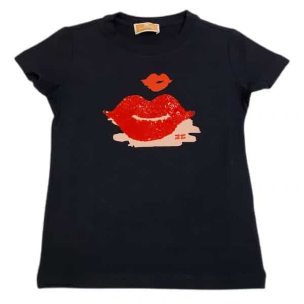 Elisabetta Franchi - T-shirt black bimba