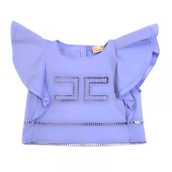Elisabetta Franchi - Blusa lavanda bimba