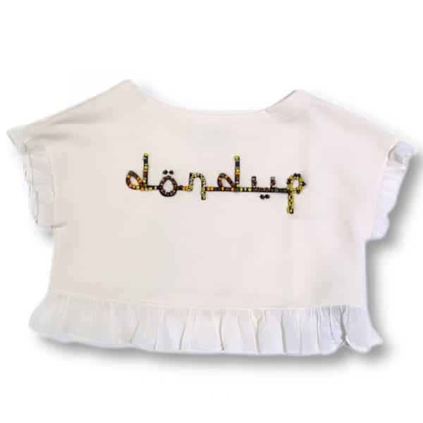Dondup - Felpa crema bimba