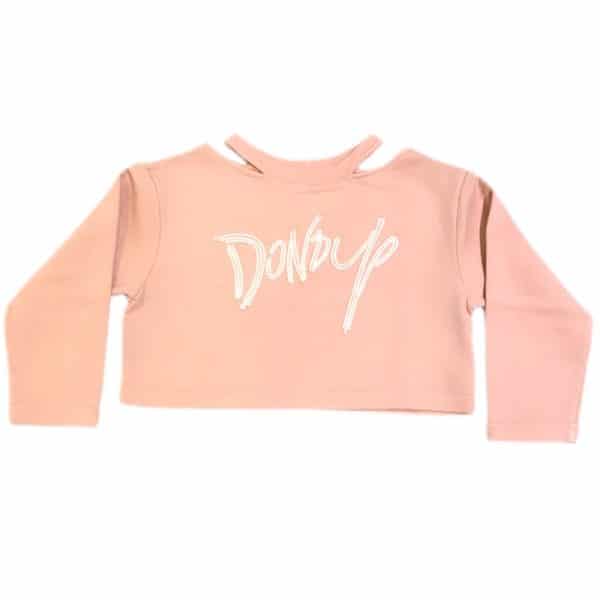 Dondup - Felpa rosa bimba