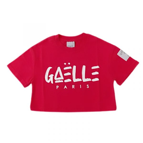 Gaelle - T-shirt in cotone fucsia bimba