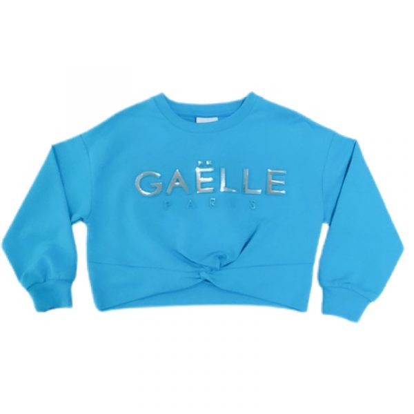 Gaelle - Felpa manica lunga turchese bimba