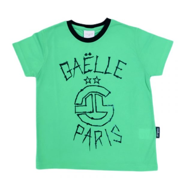 Gaelle - T-shirt manica corta verde bimbo