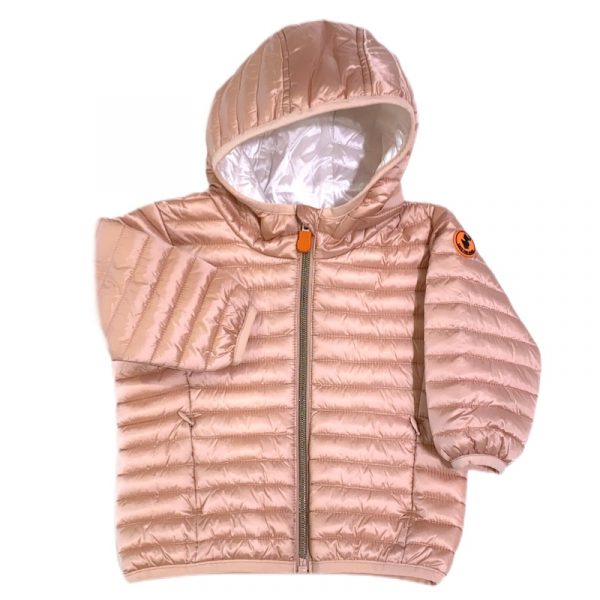 Save the Duck - Giubbino rosa cipria per neonata