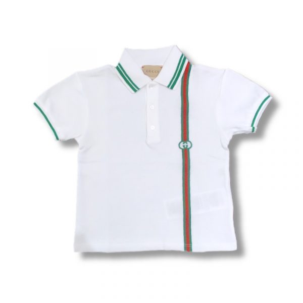 Gucci - Polo bianca per neonato