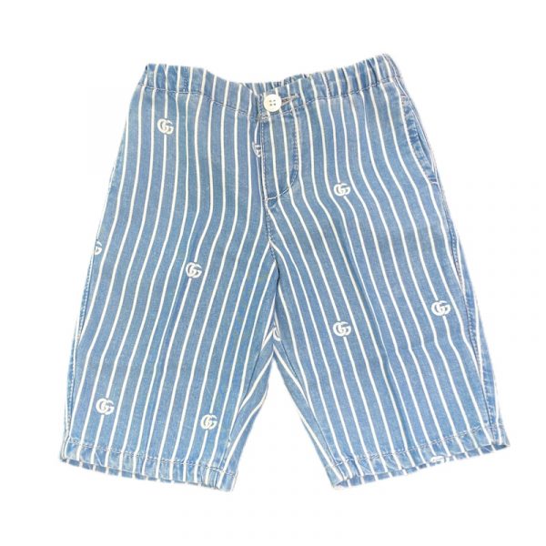 Gucci - Pantalone cielo-bianco per neonato