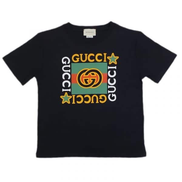 Gucci - T-shirt nera bimbi