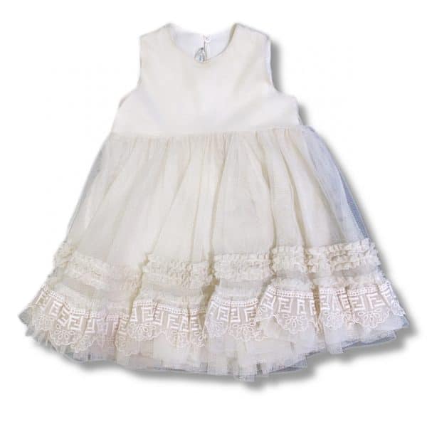 Fendi - Abito per neonata oro