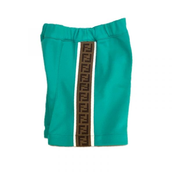 Fendi - Bermuda verde per neonato