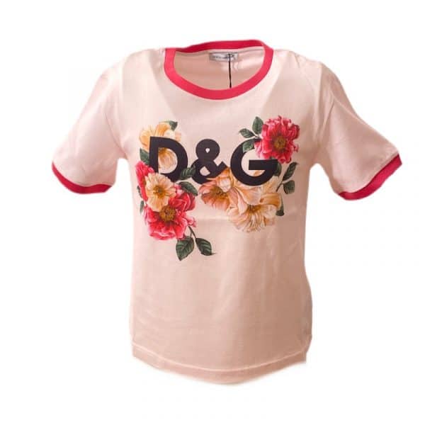 Dolce & Gabbana - T-shirt rosa bimba