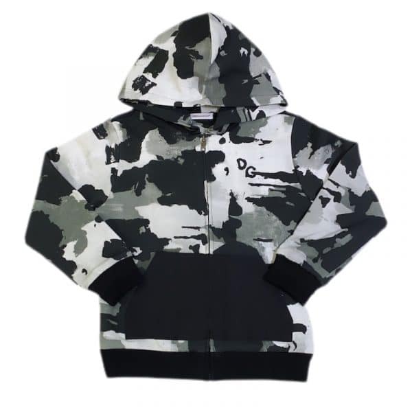 Dolce & Gabbana - Felpa camouflage bimbo